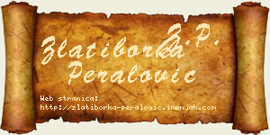 Zlatiborka Peralović vizit kartica